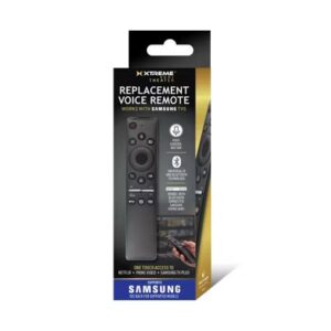 Samsung Smart TV Remote with Voice Control, Simple Selection Pad, and Ambient Mode Functionality for QLED and Frame TVs