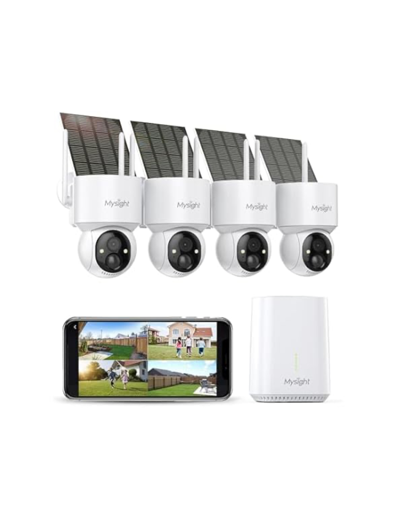 Mysight Wireless Solar Security Cameras