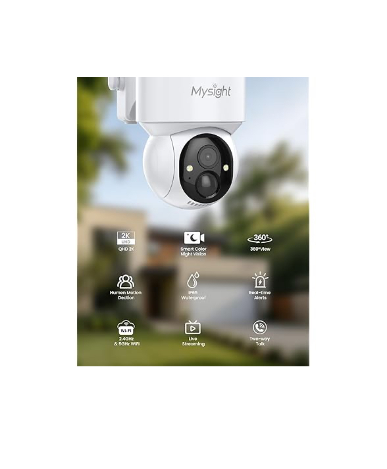 Mysight Wireless Solar Security Cameras - Image 3