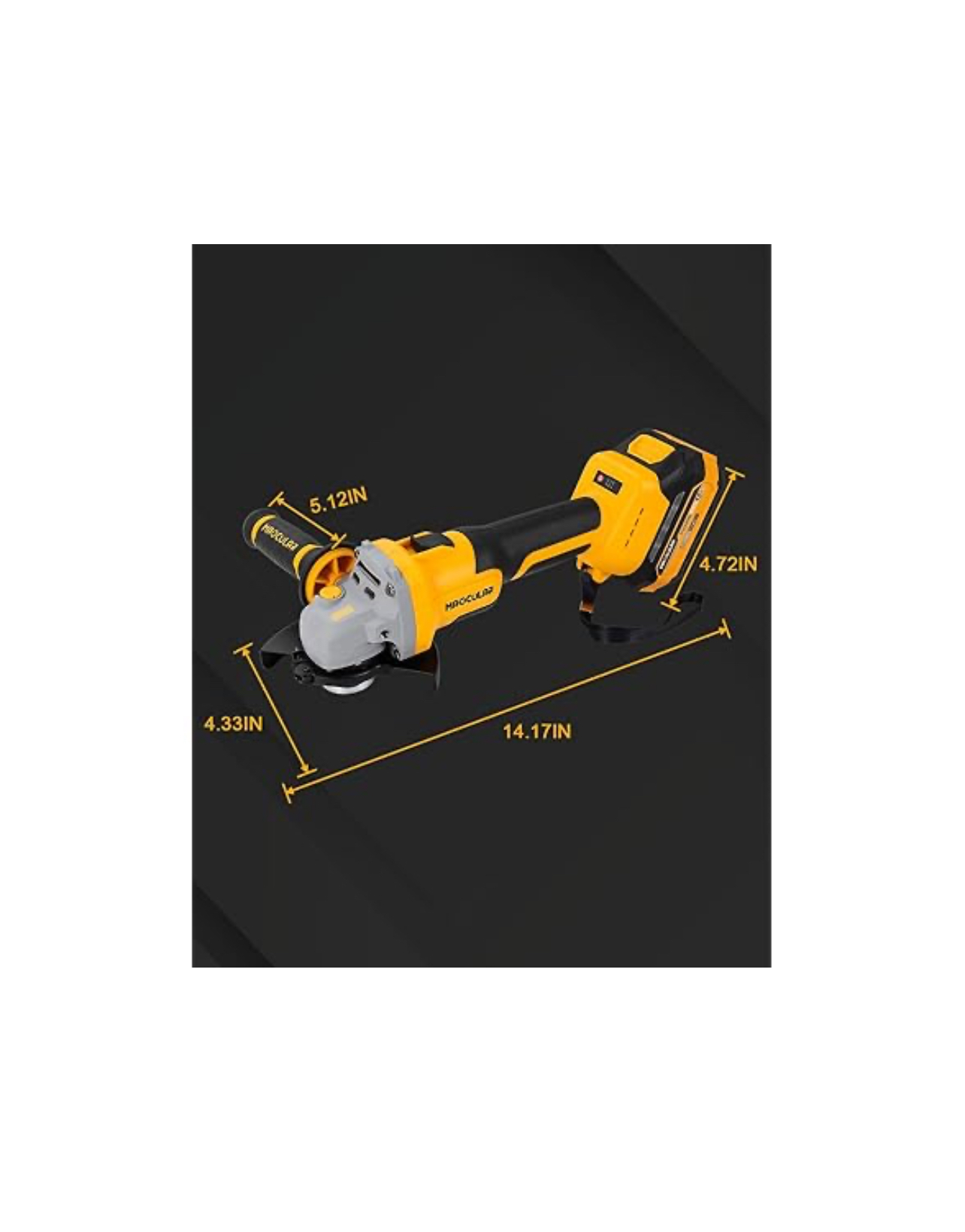 Maxcular W2199 Cordless Angle Grinder - Image 7